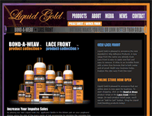 Tablet Screenshot of liquidgoldbonding.com